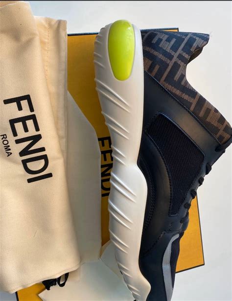 fendi sneakers monster|fendi fancy chunky sneakers.